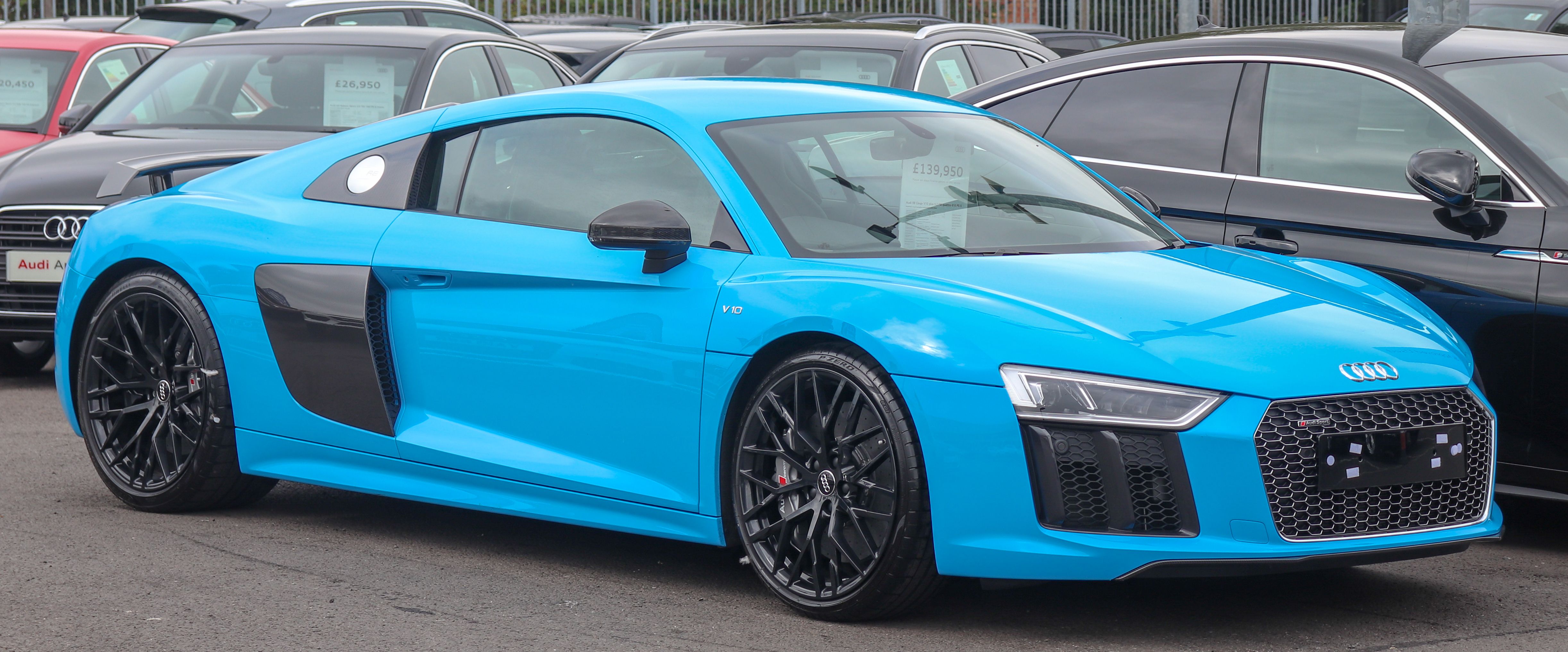 Audi R8 V10 Plus Blue