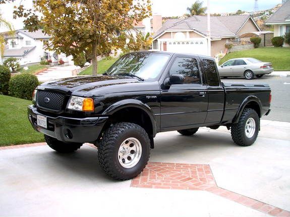 Black 2001 Ford Ranger