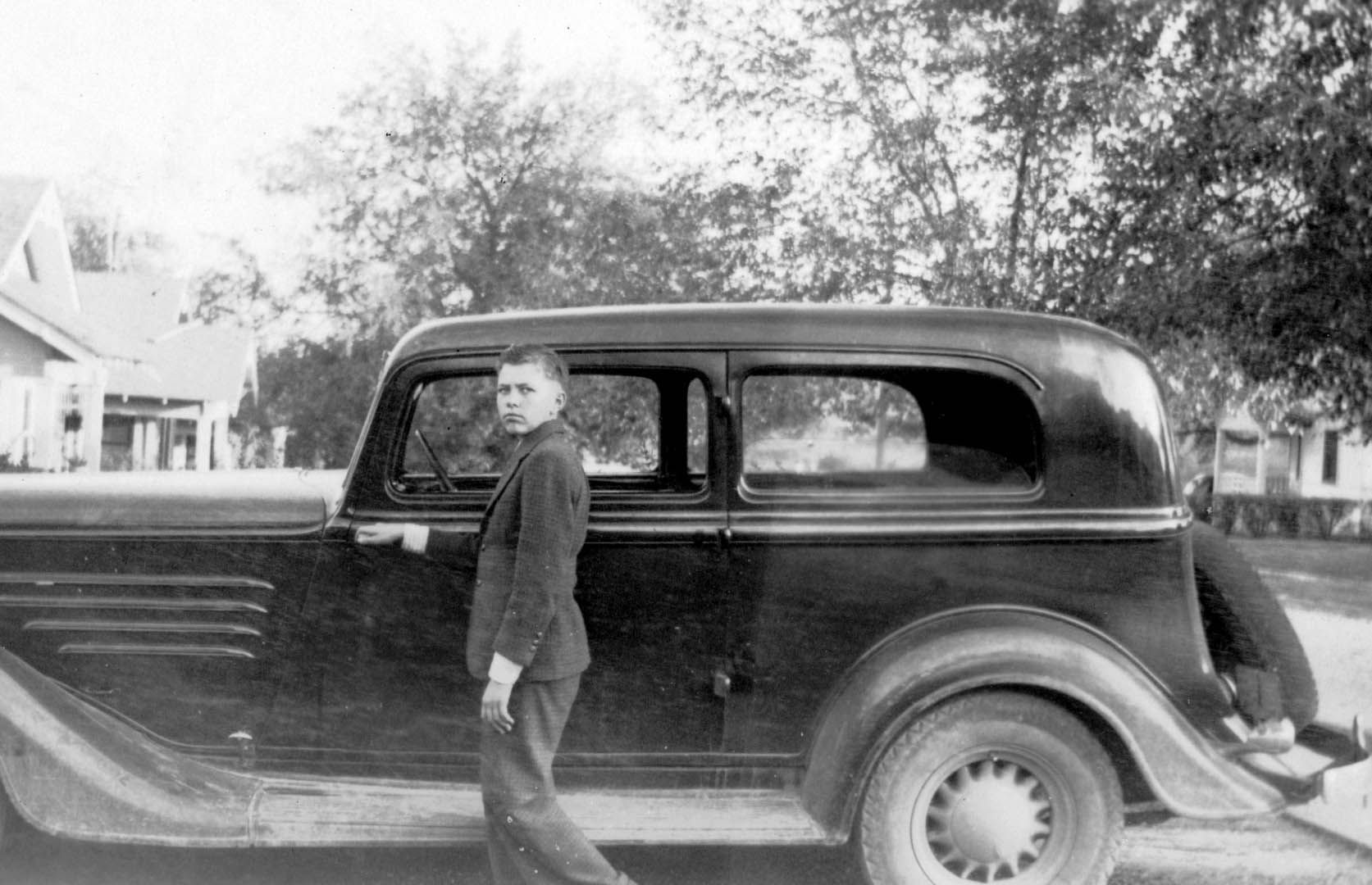 Carroll Shelby with car