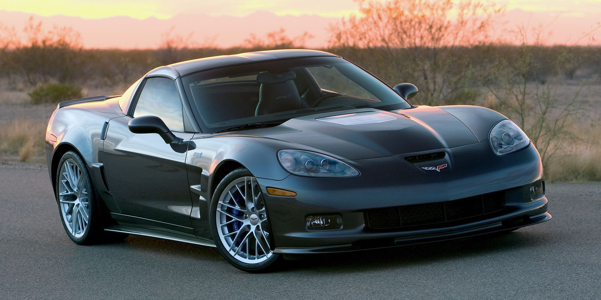 The front of the Corvette ZR1
