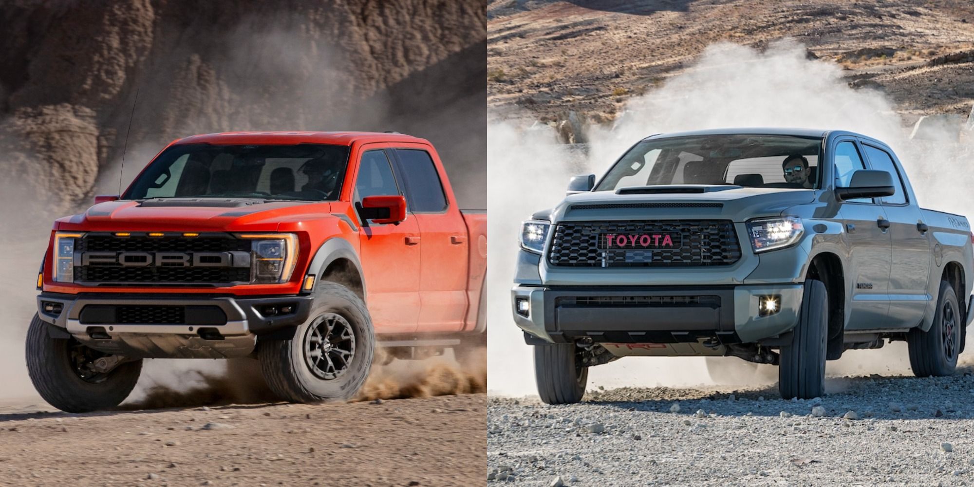 2021 Toyota Tundra TRD PRO Vs Ford F-150 Raptor: Which Performance