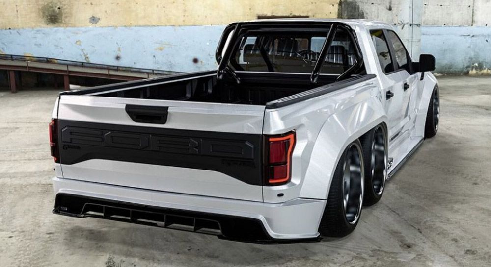 2006 Ford Raptor Ford F-150 Raptor Gets Ultimate 6x6 Conversion In Rendering