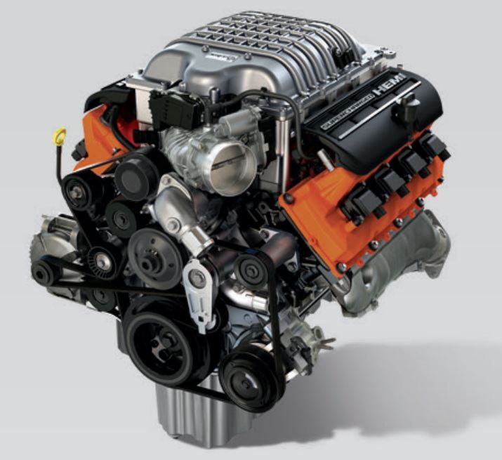  6.2-liter Hemi SRT Hellcat Supercharged V8 