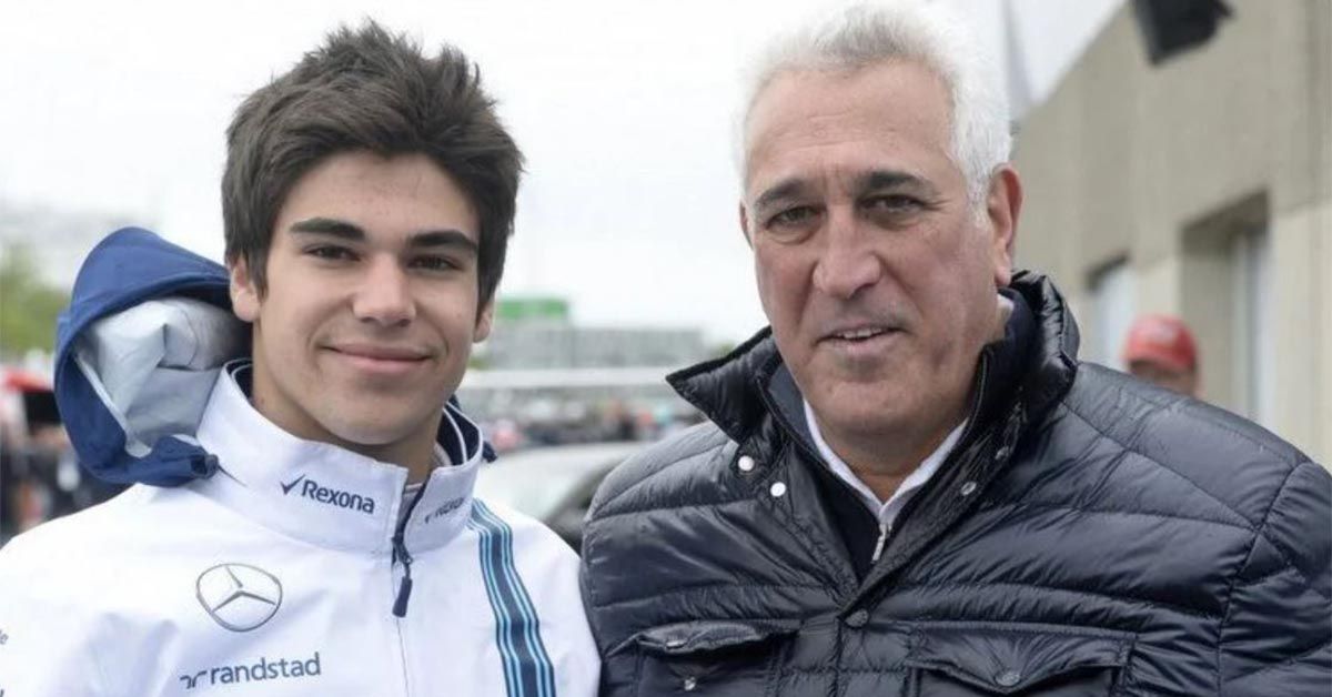 Lance Stroll and Lawrence Stroll