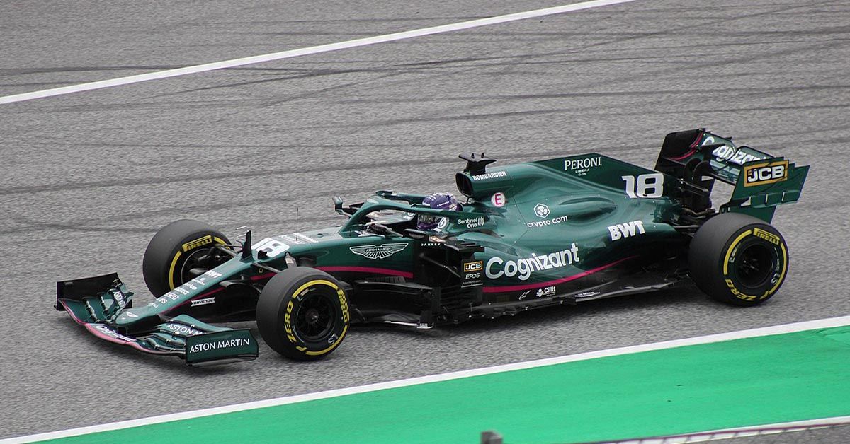 Lance Strolls 2021 Aston Martin Cognizant Formula 1 Car