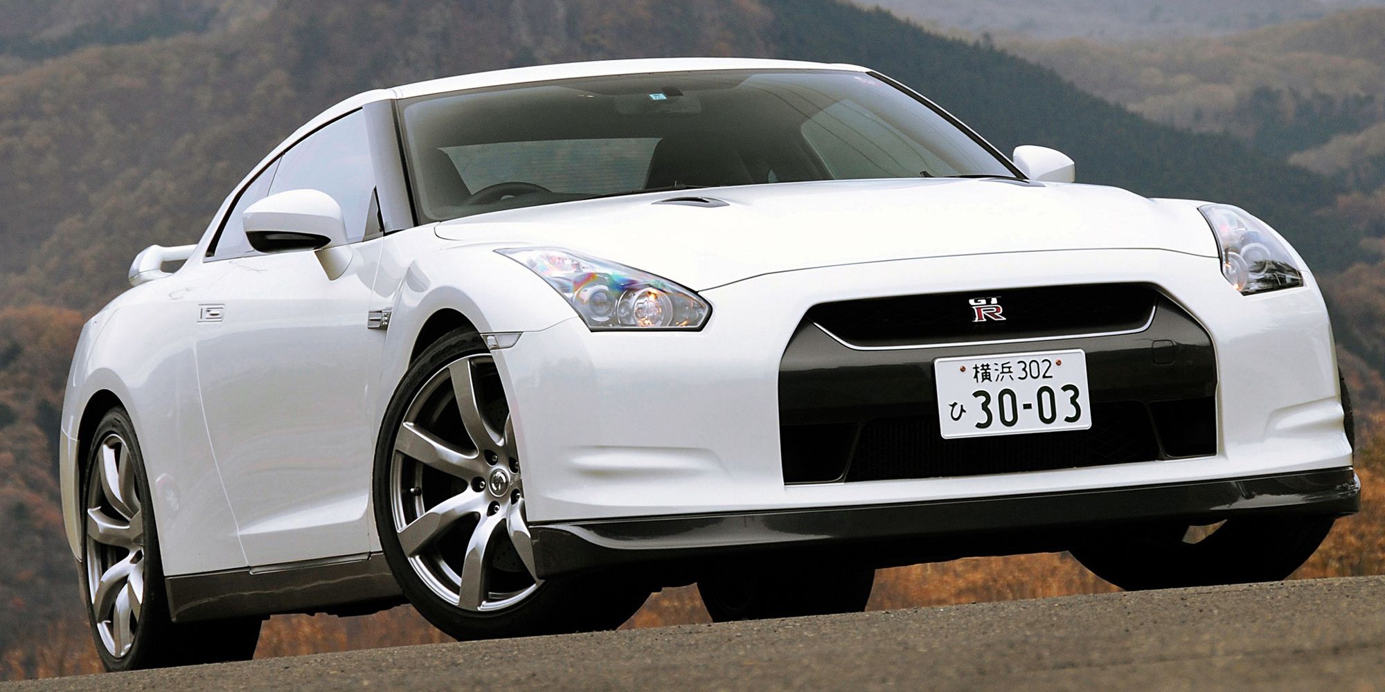 The front of the R35 GTR