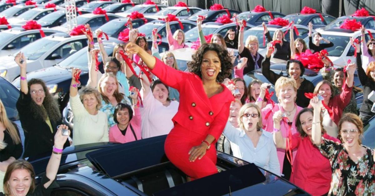 Oprah Pontiac giveaway