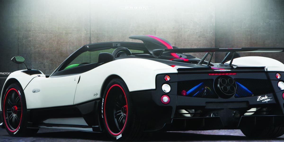 Pagani Zonda Cinque Roadster Rear