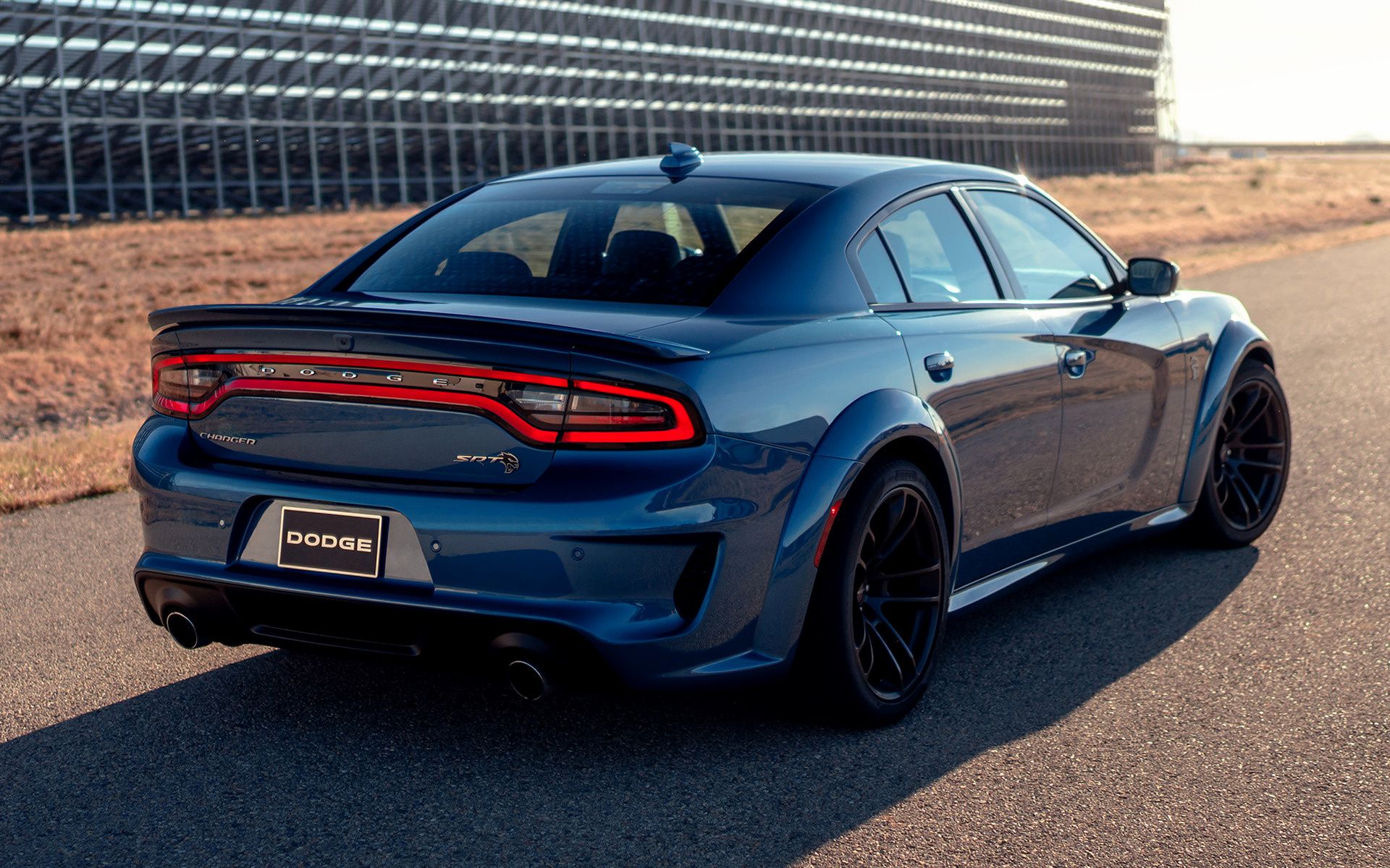 Rear View Of 2021 Dodge Charger