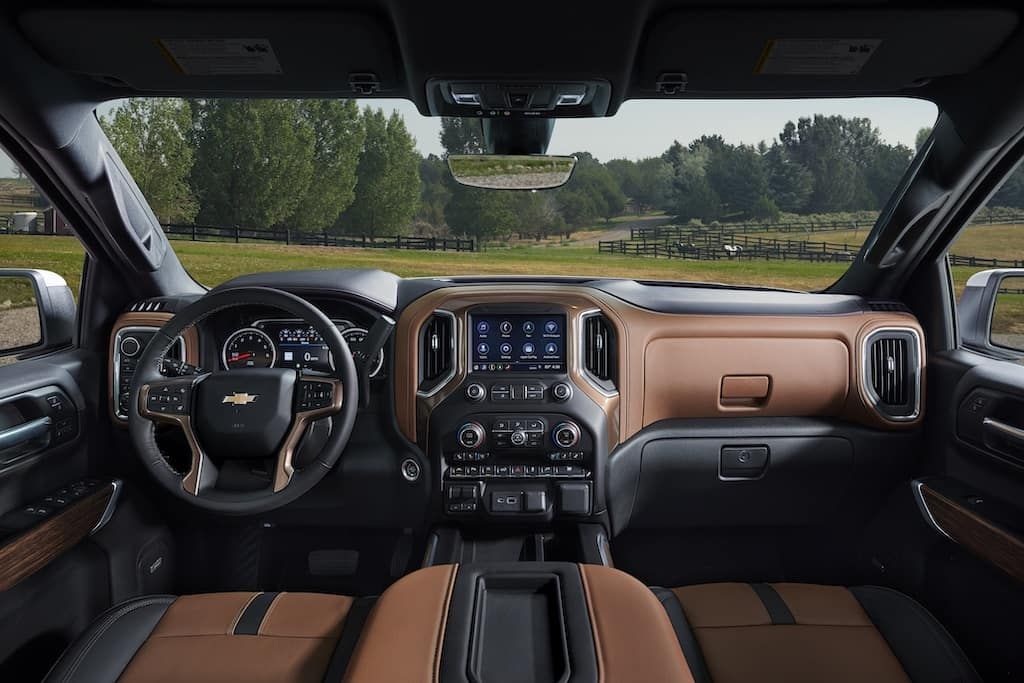 The Comfortable Interior Of The 2021 Chevy Silverado 2500