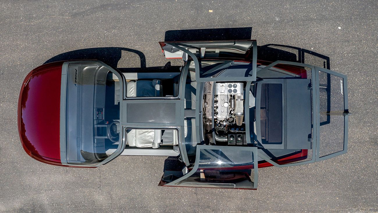 The Top View Of An Naked Ford Probe V Concept
