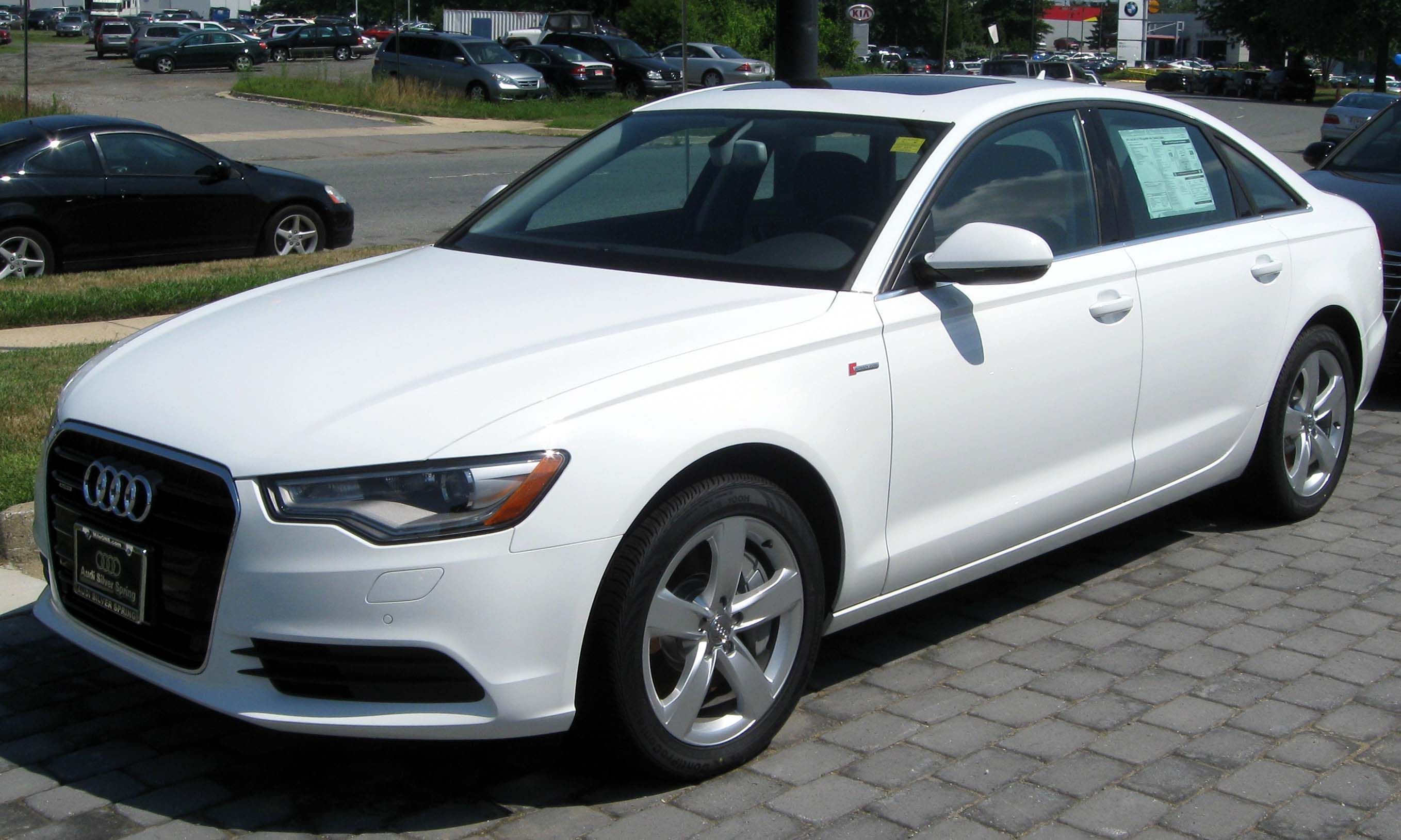 White 2011 Audi A6