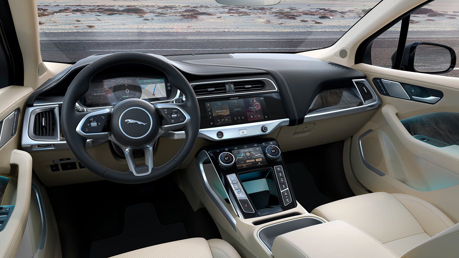 Interior of the I-Pace