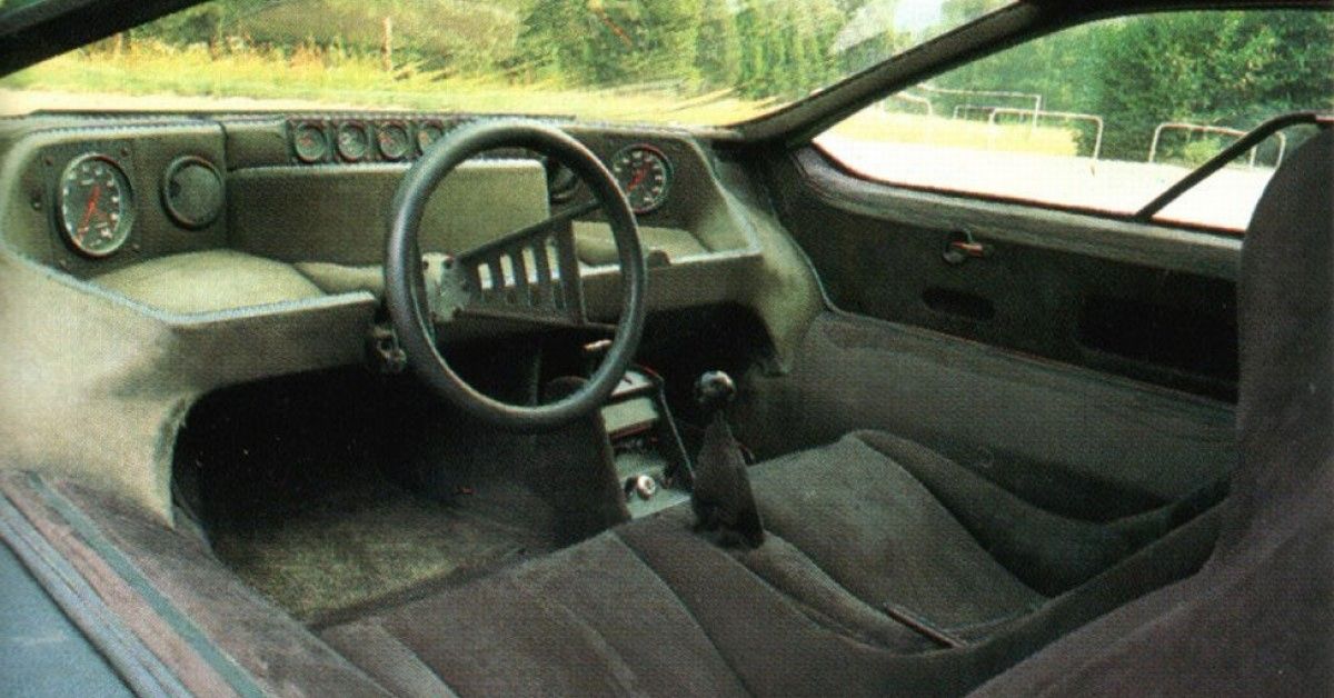 Alfa Romeo Carabo interior view