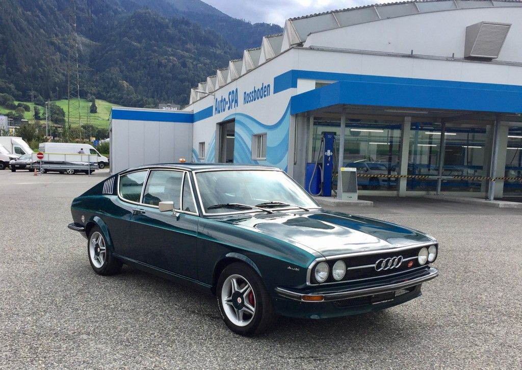 Audi 100 Coupe S From 1975 In Dark Green