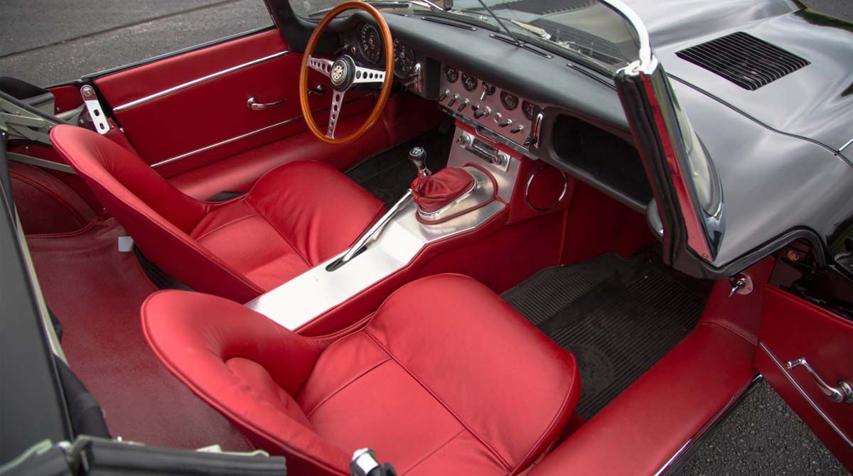 1962 Jaguar E-Type Interior View