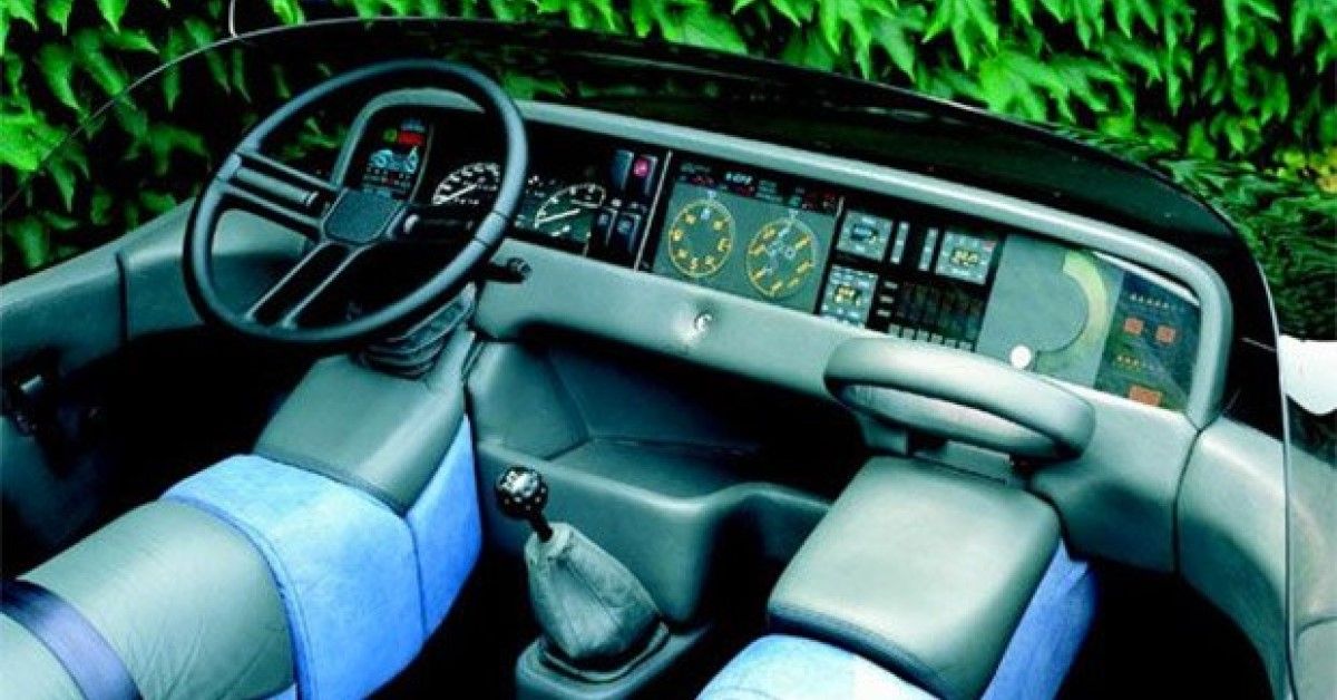 1986 Italdesign Machimoto dashboard layout view