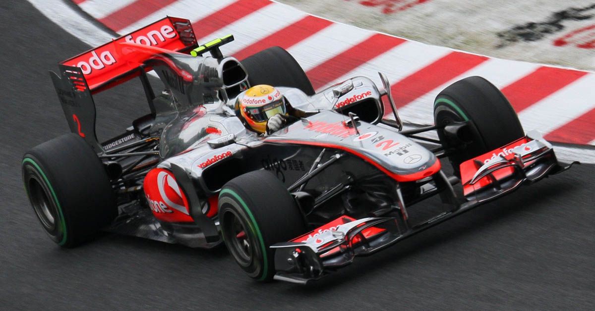 2010 F1 McLaren On The Track