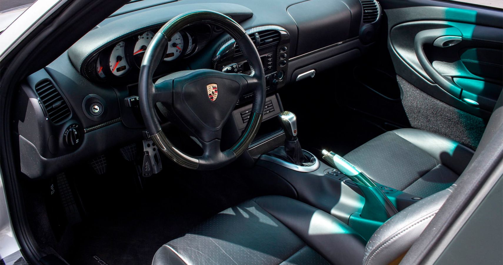 2002 Porsche 911 GT2 interior