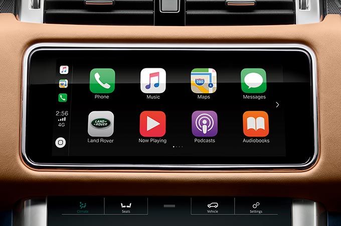 2021 Range Rover Sport Infotainment Screen