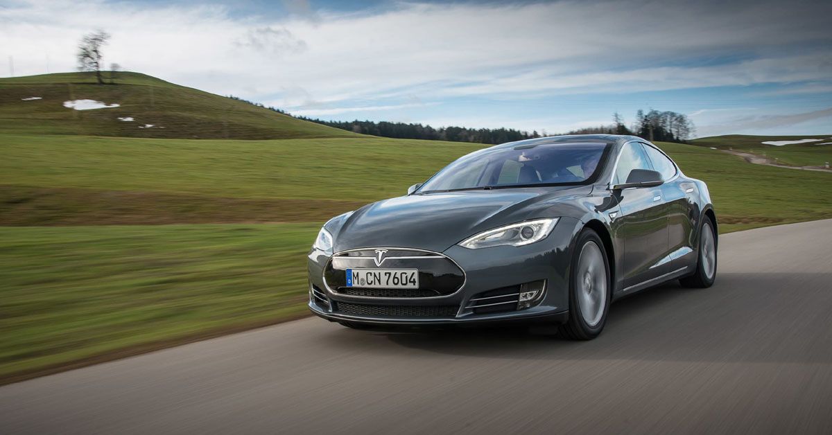 2015 Tesla Model S P90D Electric Sedan