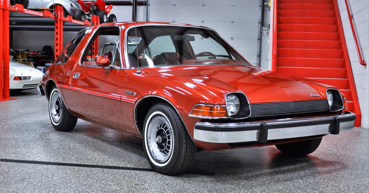Red 1975 AMC Pacer 