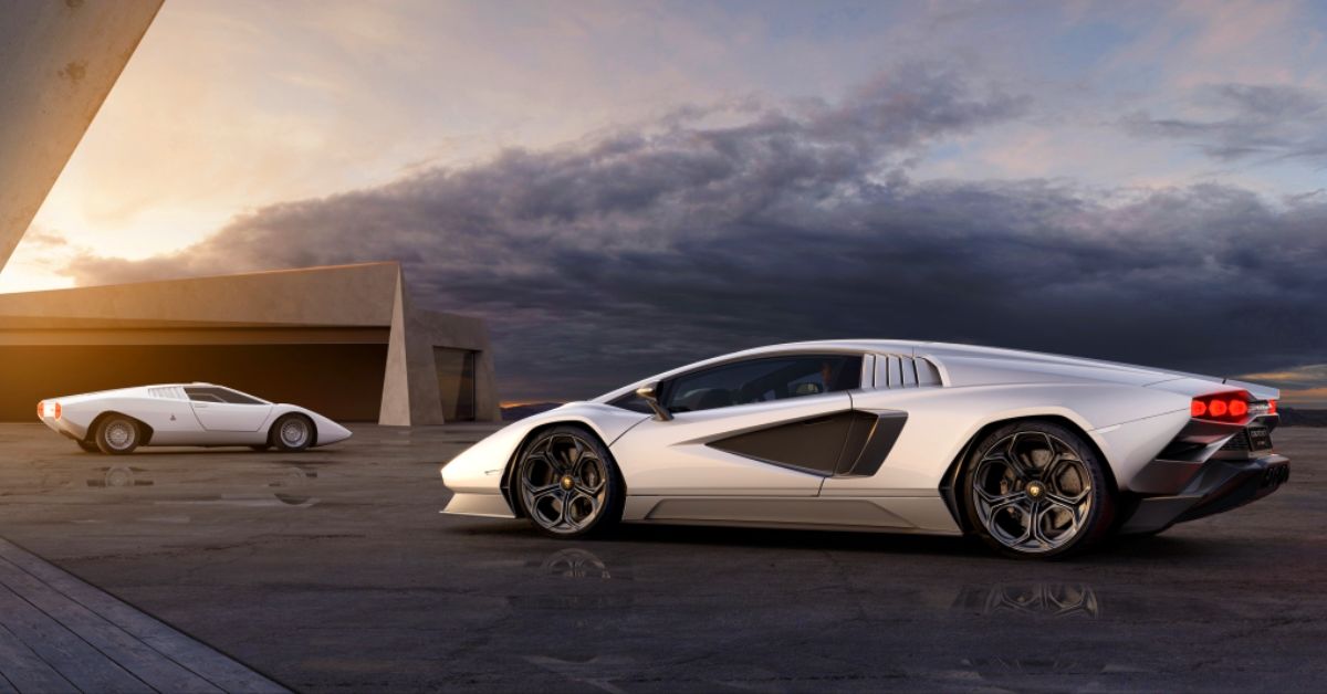 Old Against New 1970 Countach Vs 2021 Countach