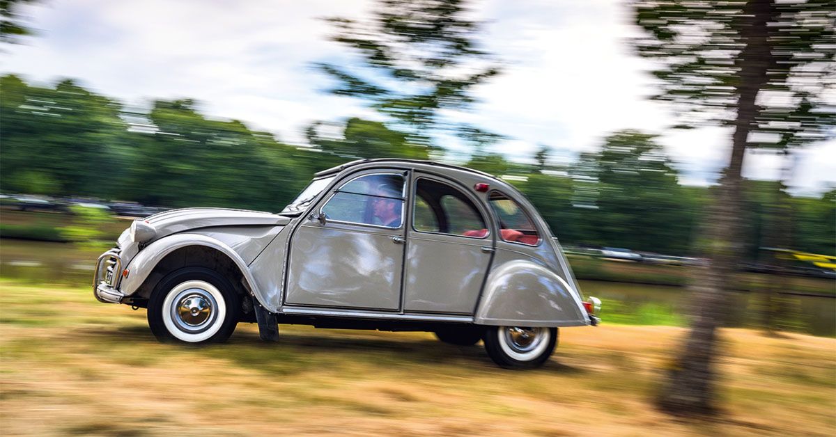 Citroën 2CV de grande coração dos anos 80 