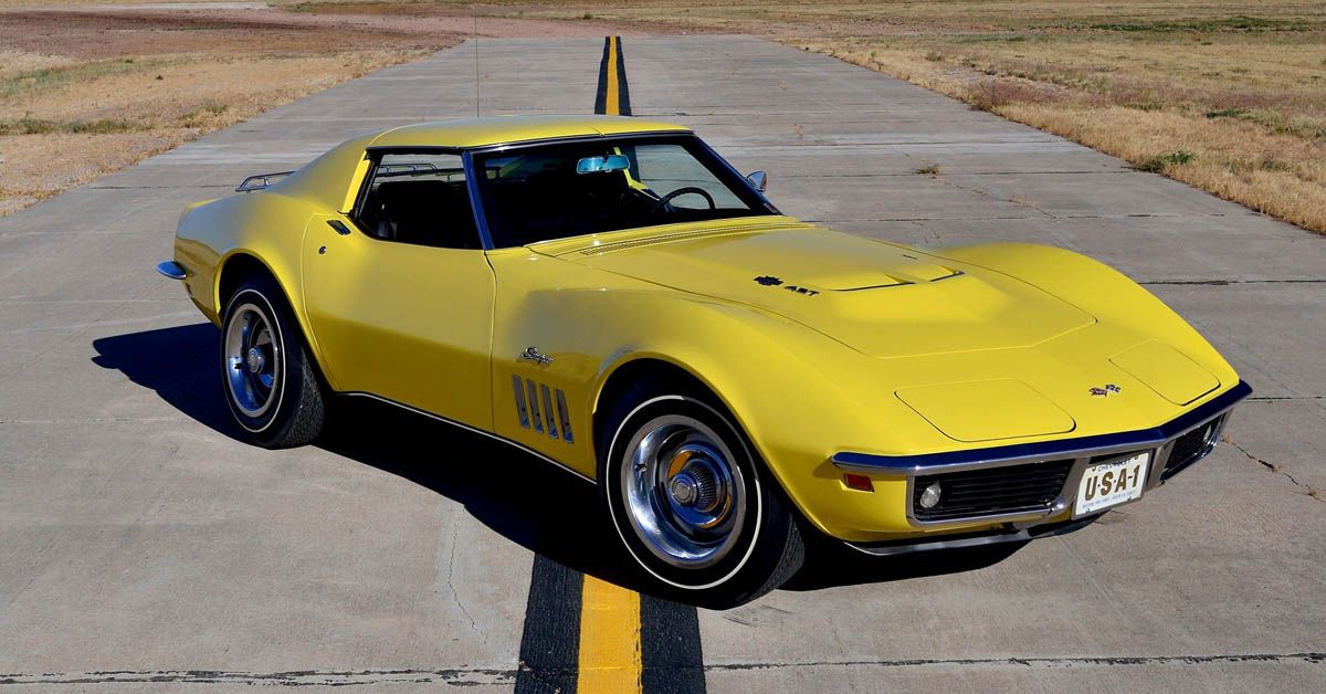 All-Aluminum 1969 Chevy C3 Corvette ZL1 Parked on Road