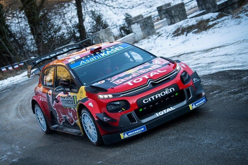 Sebastien Ogier Rally Monte Carlo Citroen 2019