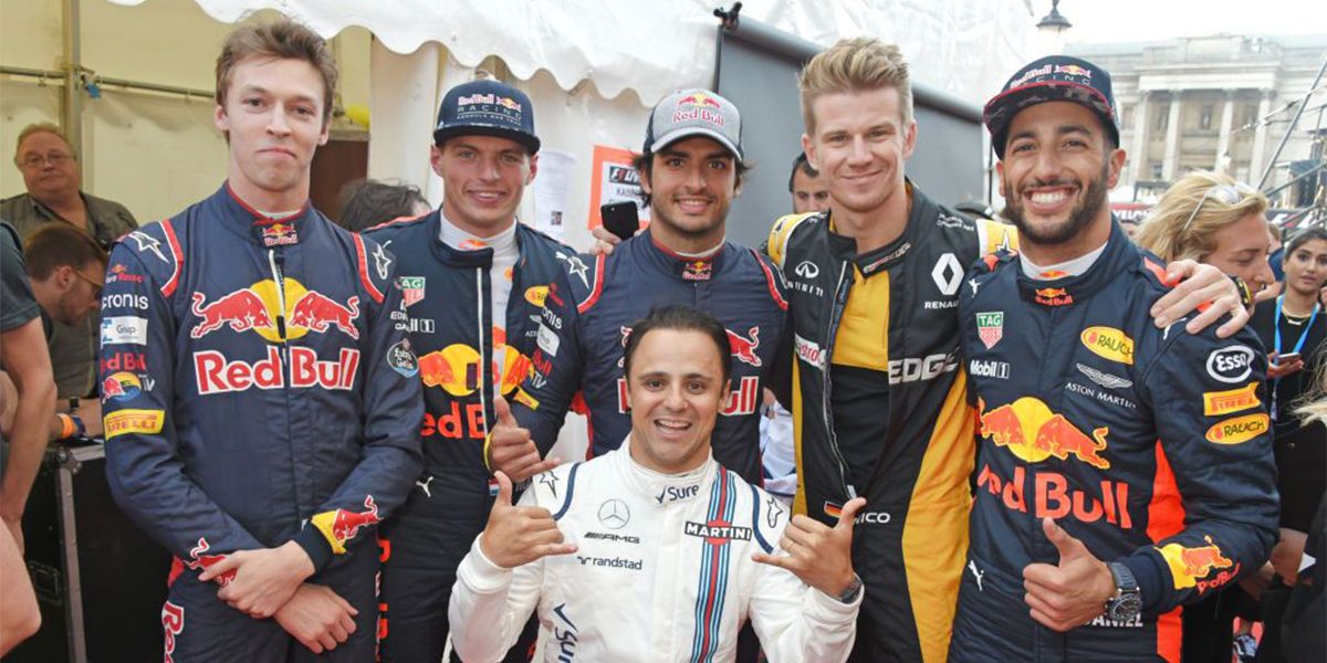 Carlos Sainz With The Redbull Formula 1 Team