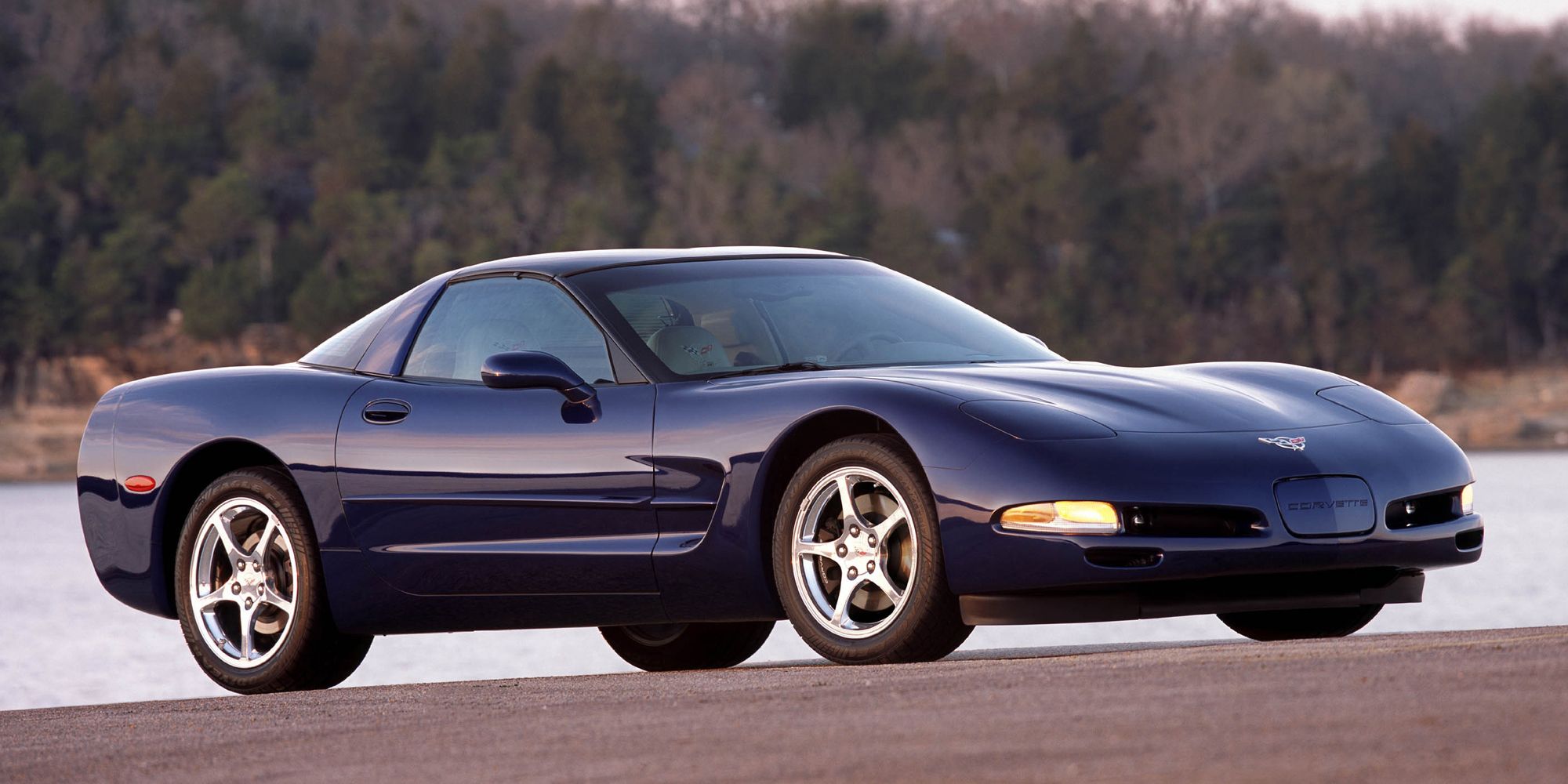 Front 3/4 view of the C5 Corvette Coupe