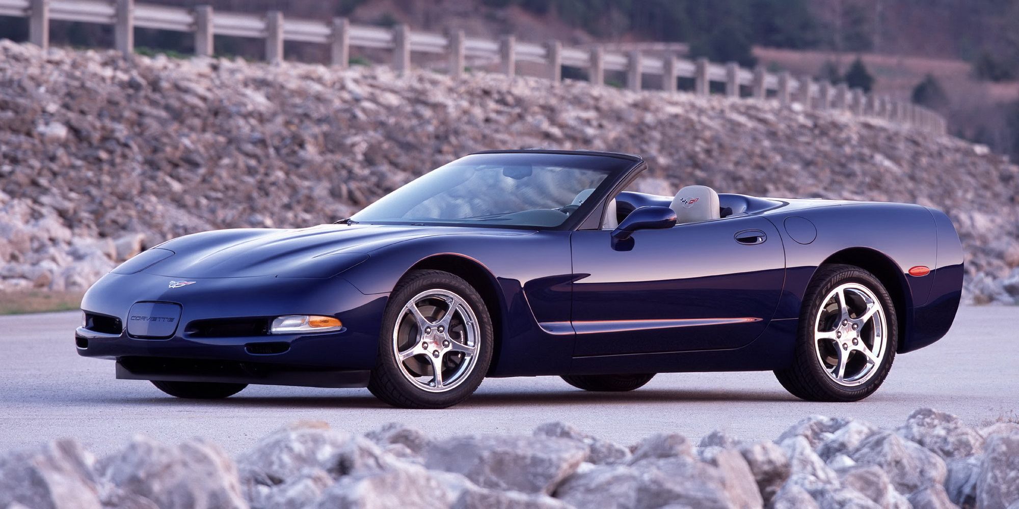 Front 3/4 view of the C5 Corvette Convertible