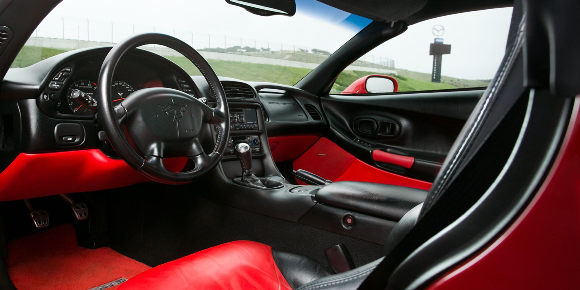 The interior of the C5 Corvette Z06