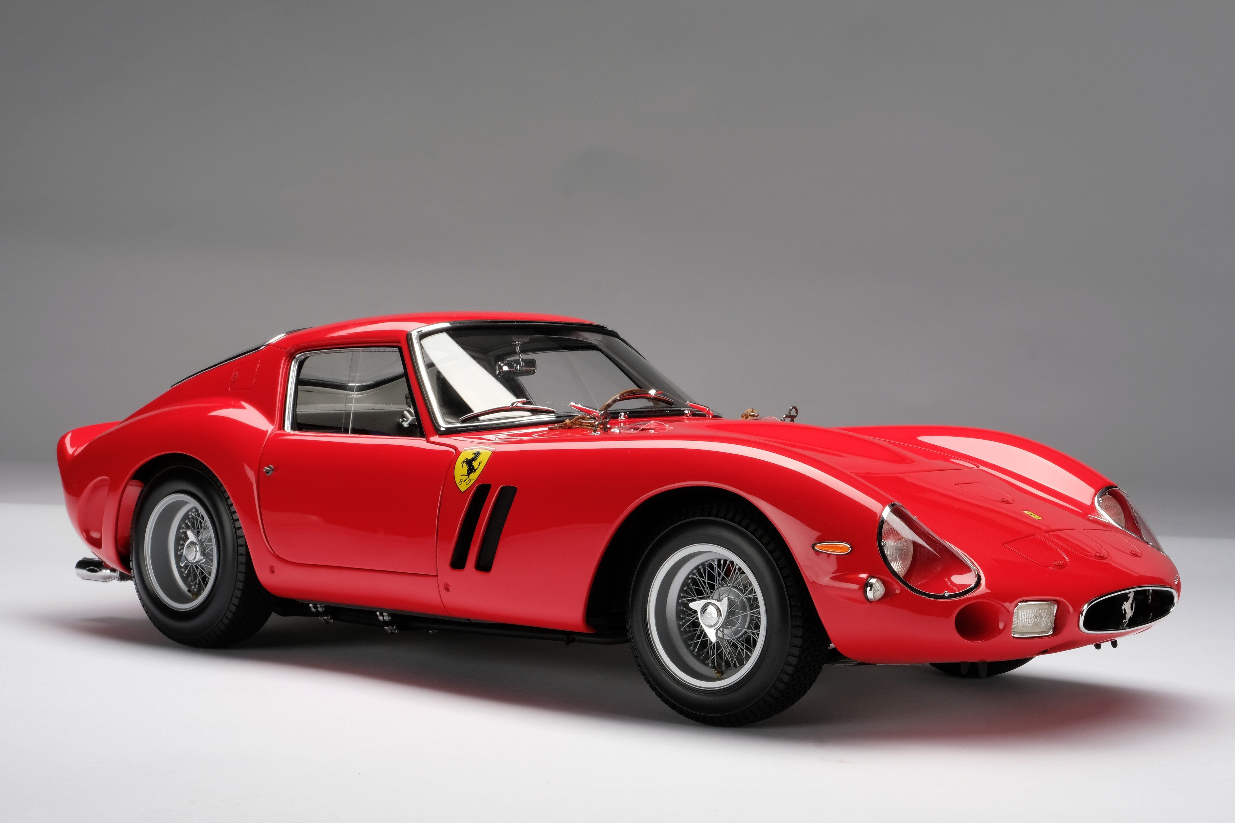 Ferrari 250 GTO Up For Auction In Red Front 3.5 View