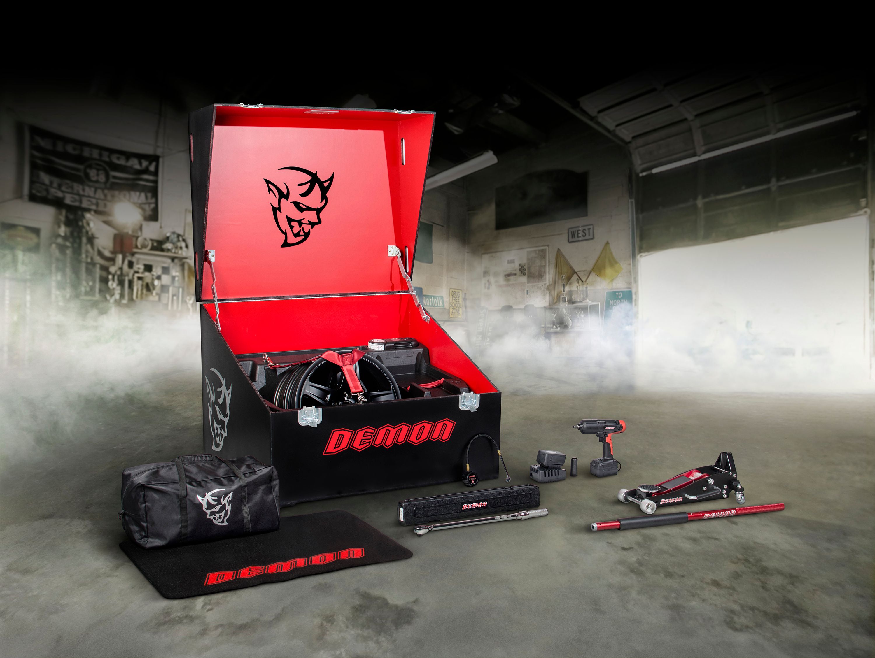 Dodge Demon Crate with drag gear