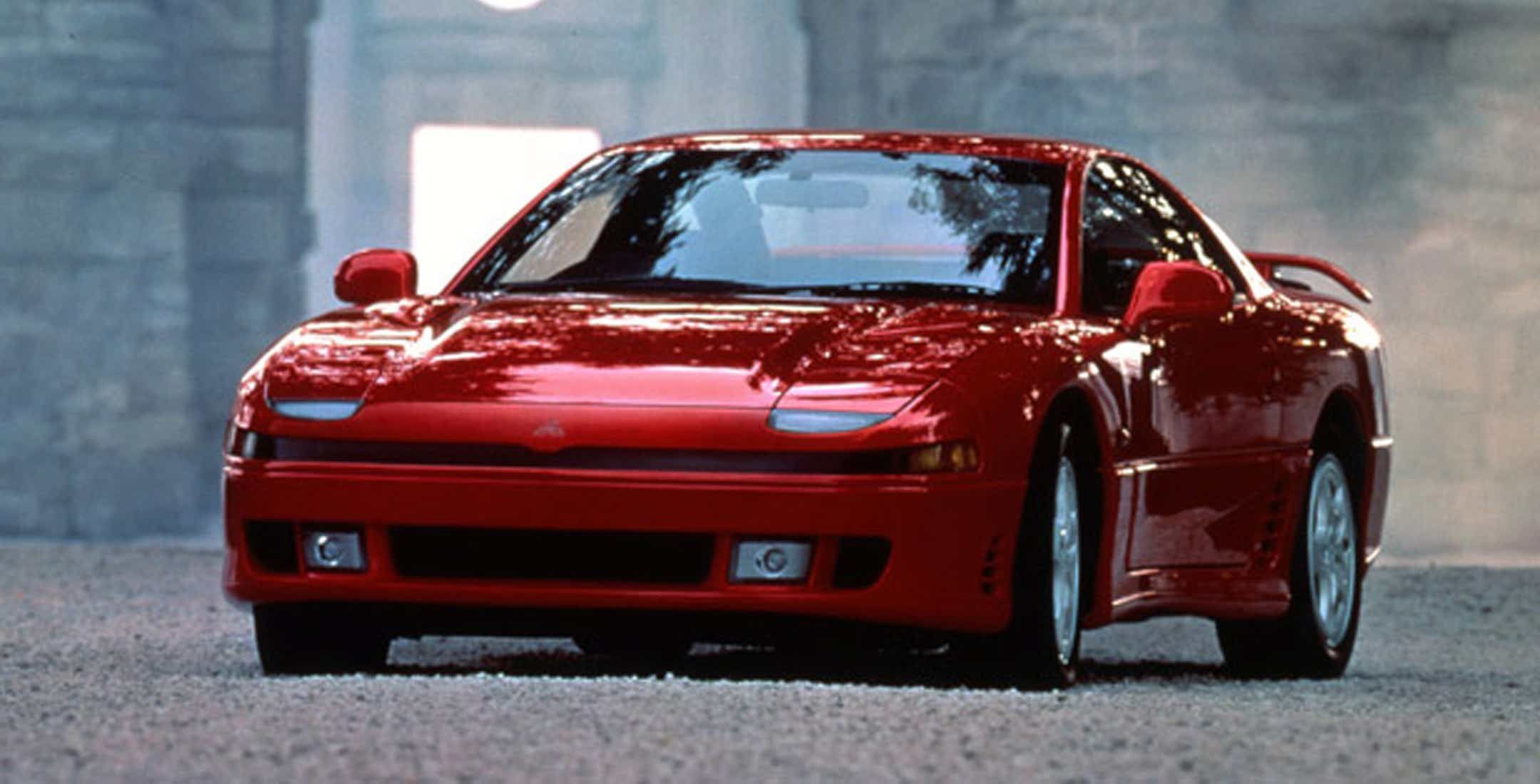 Mitsubishi 3000GT Red Front View