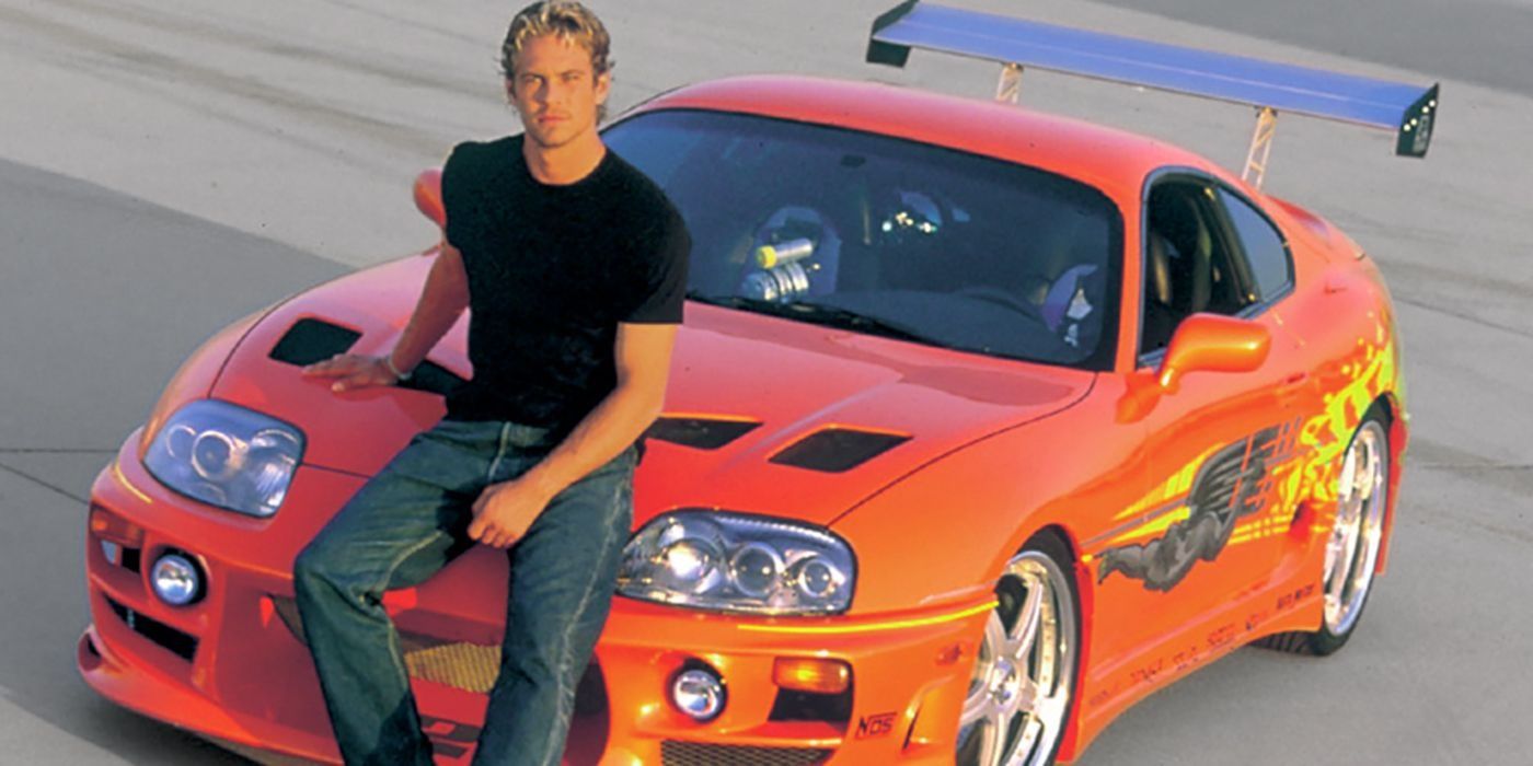 Fast And The Furious Paul Walker Supra Cropped
