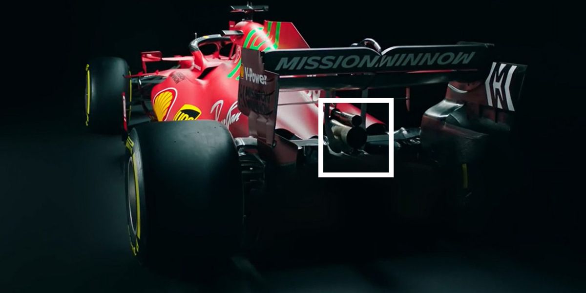 Ferrari Scuderia Formula 1 Car Exhaust