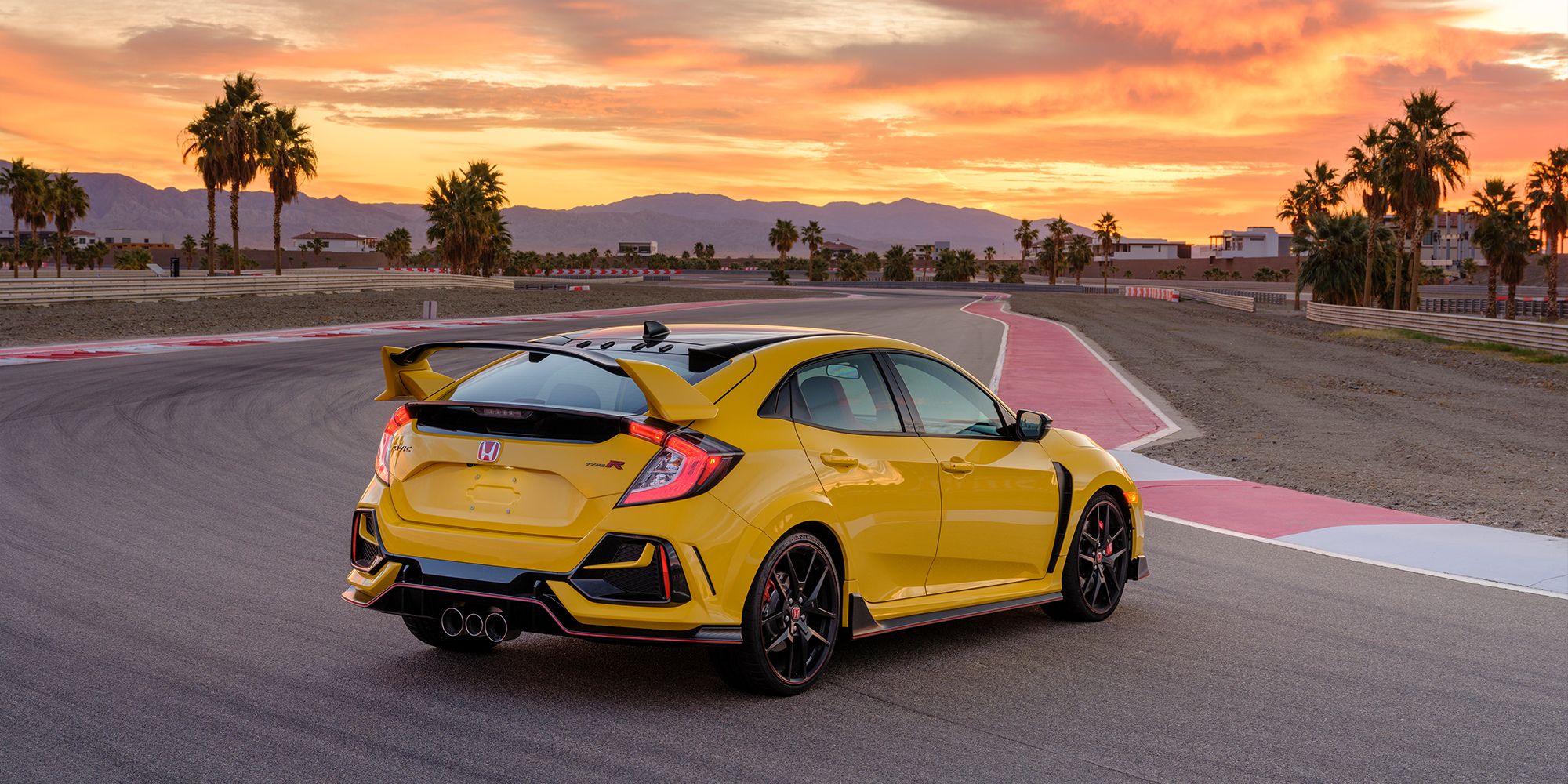 The rear of the Civic Type R Limited Edition