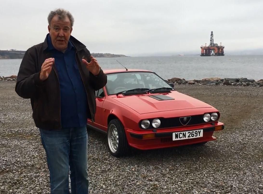 Jeremy Clarkson And Alfa Romeo GTV6