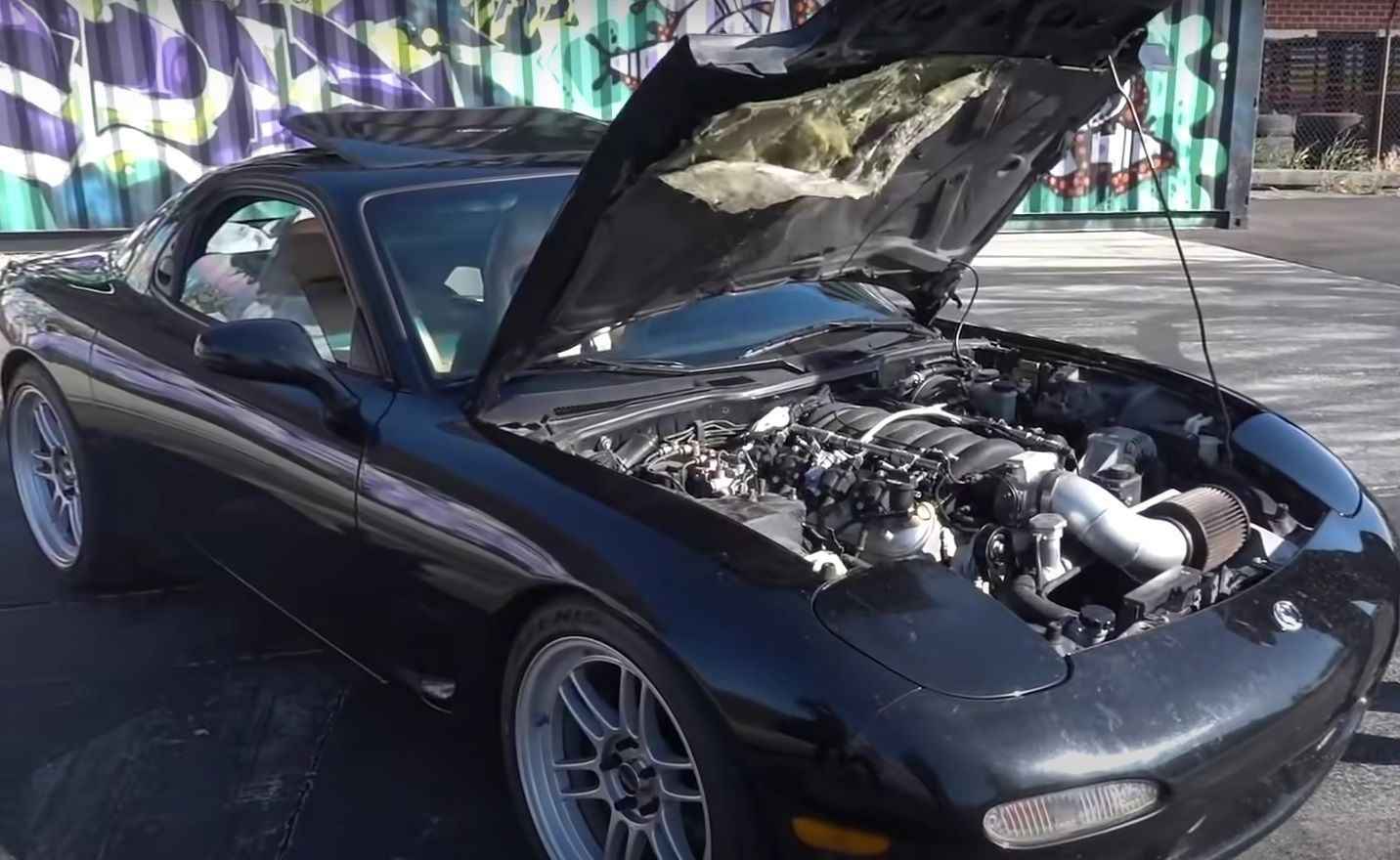 LS-swapped Mazda RX-7