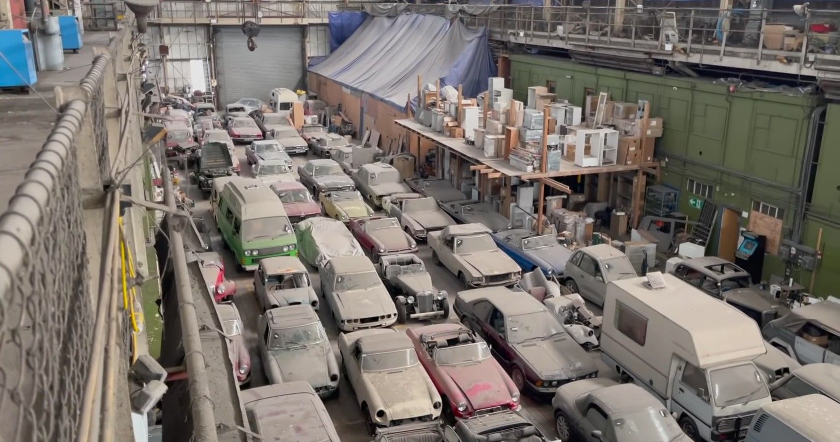 Check Out This Ridiculously Huge 175-Car Barn Find In London