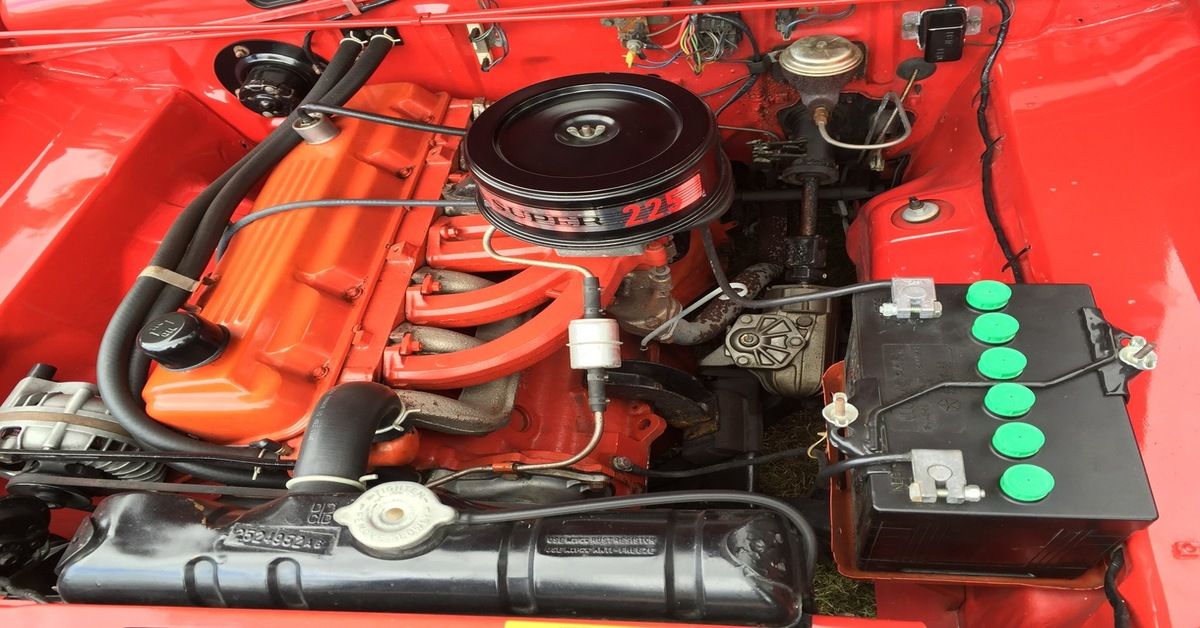 Slant 6 225 Engine Found in a Plymouth Barracuda