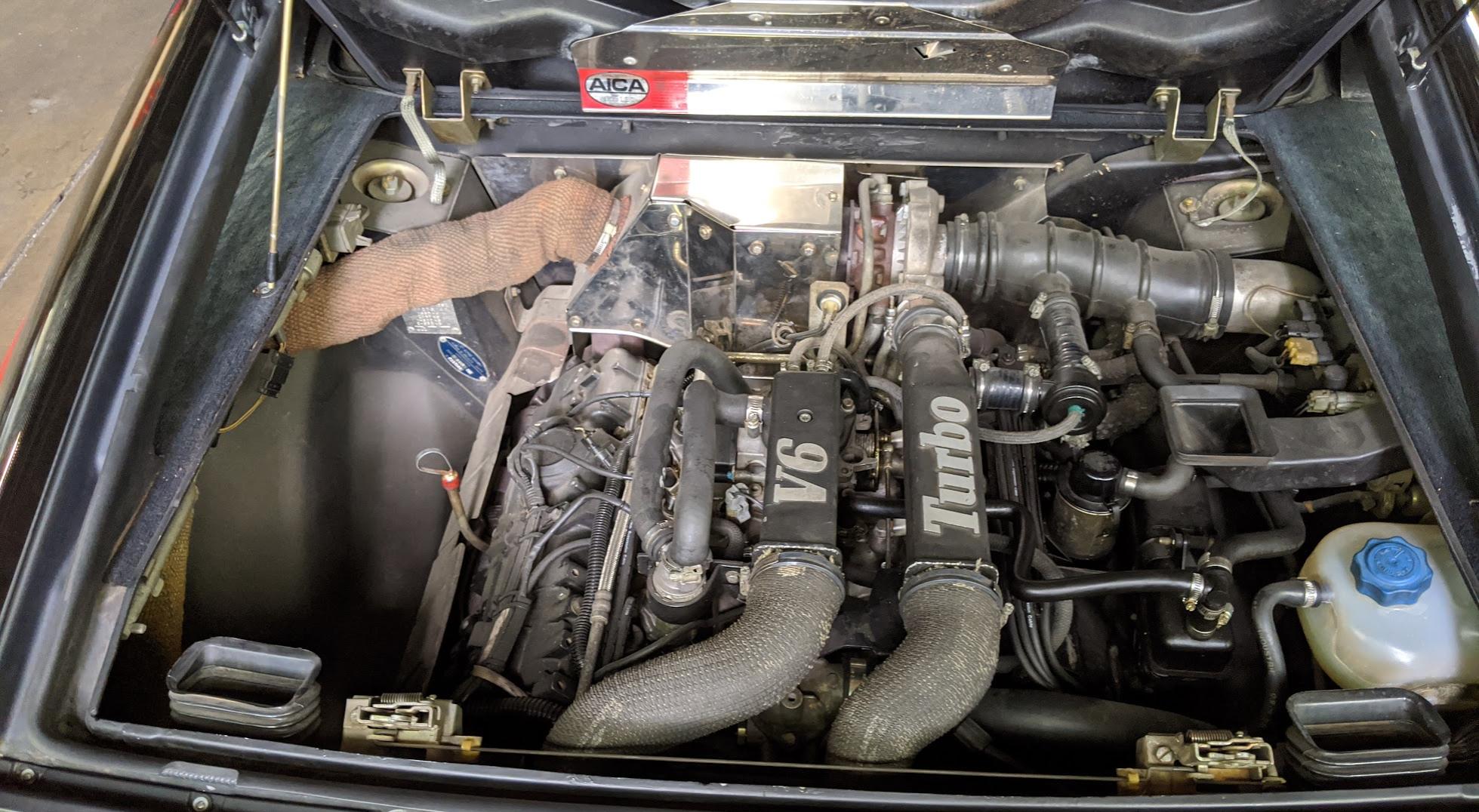 The engine of the GTA Turbo