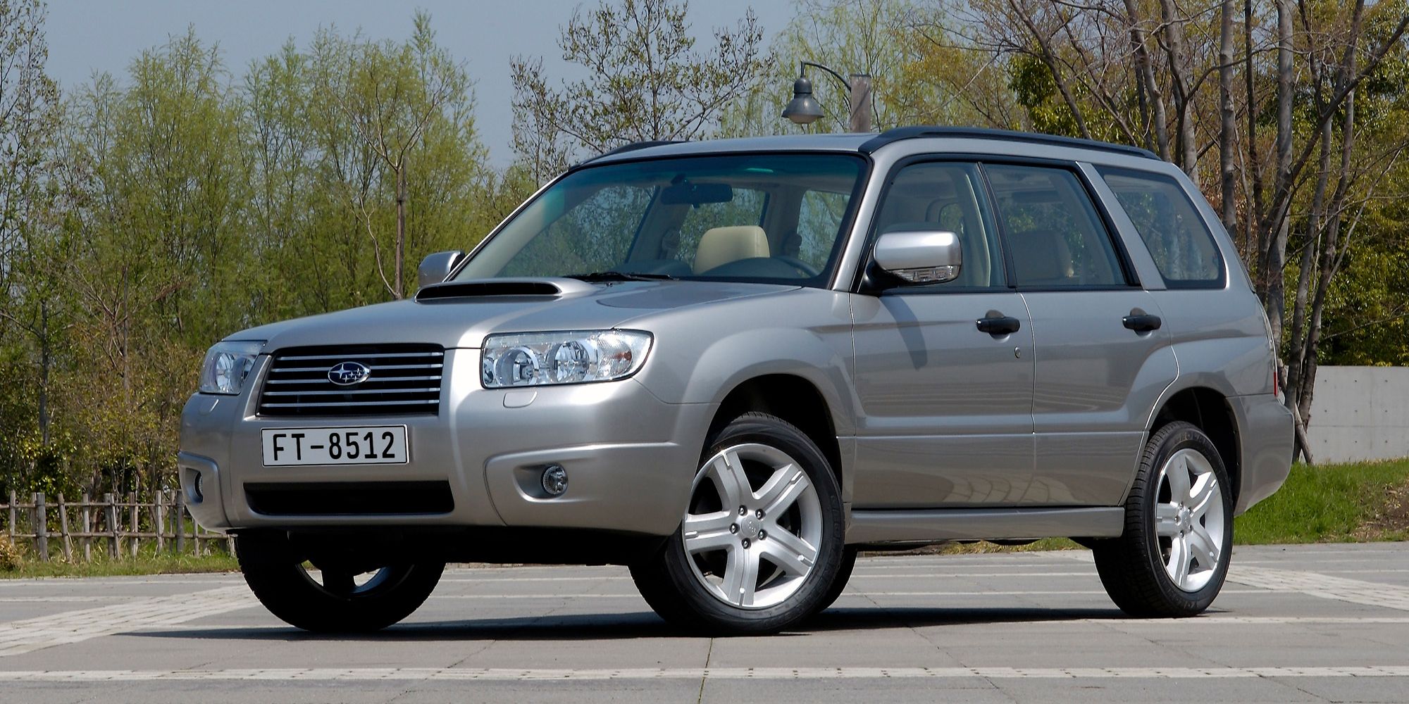 Front 3/4 view of the Forester 2.5XT