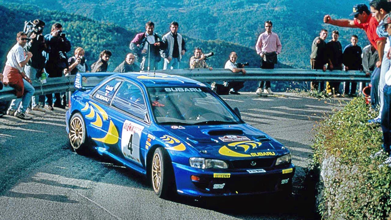 Subaru WRX STI 22B Impreza 1998 WRC Rally shot