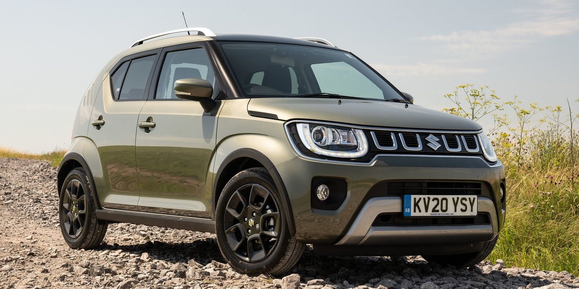 The front of the Suzuki Ignis