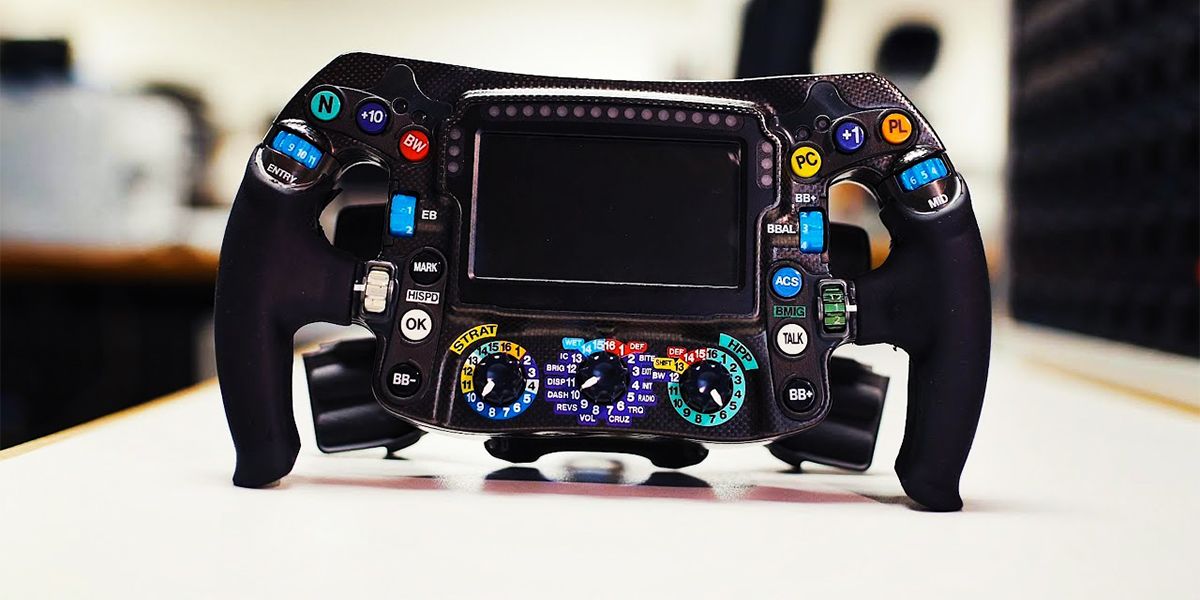 The 2019 Mercedes-AMG Petronas Formula Car Steering Wheel