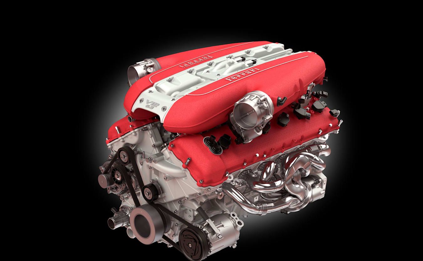 The Powerful Engine Of The Ferrari 812 Competizione